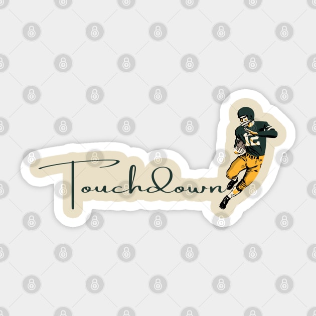 Touchdown Packers! Sticker by Rad Love